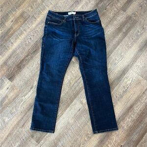 CAbi Dark Blue Straight Leg Jeans